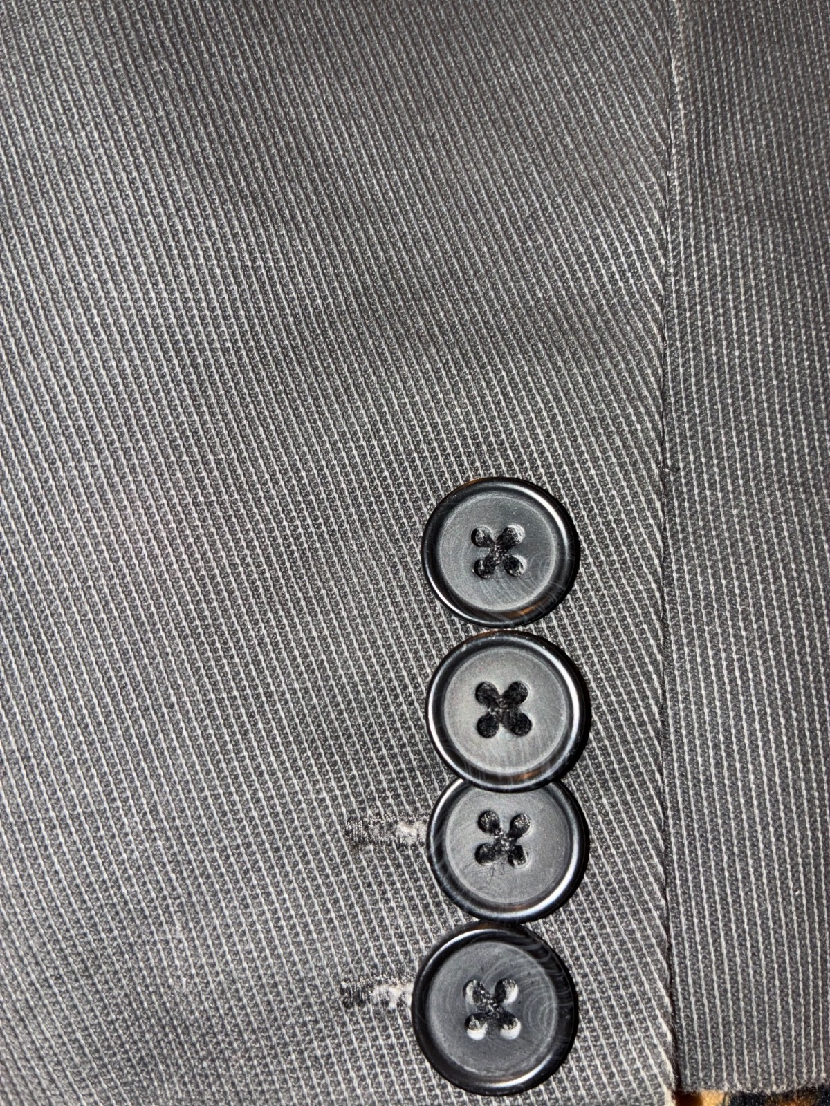 Kenneth Cole New York all seasons men’s blazer 2 button front dark grey L/42 cot