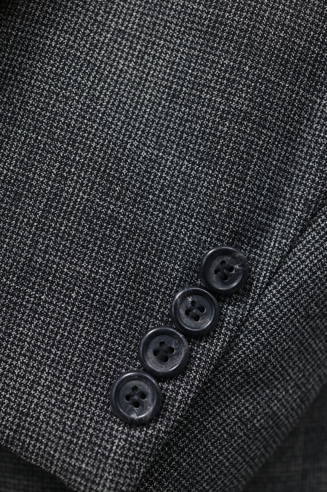 VINTAGE TOM JAMES mens gray pattern sport coat suit jacket blazer 40 R