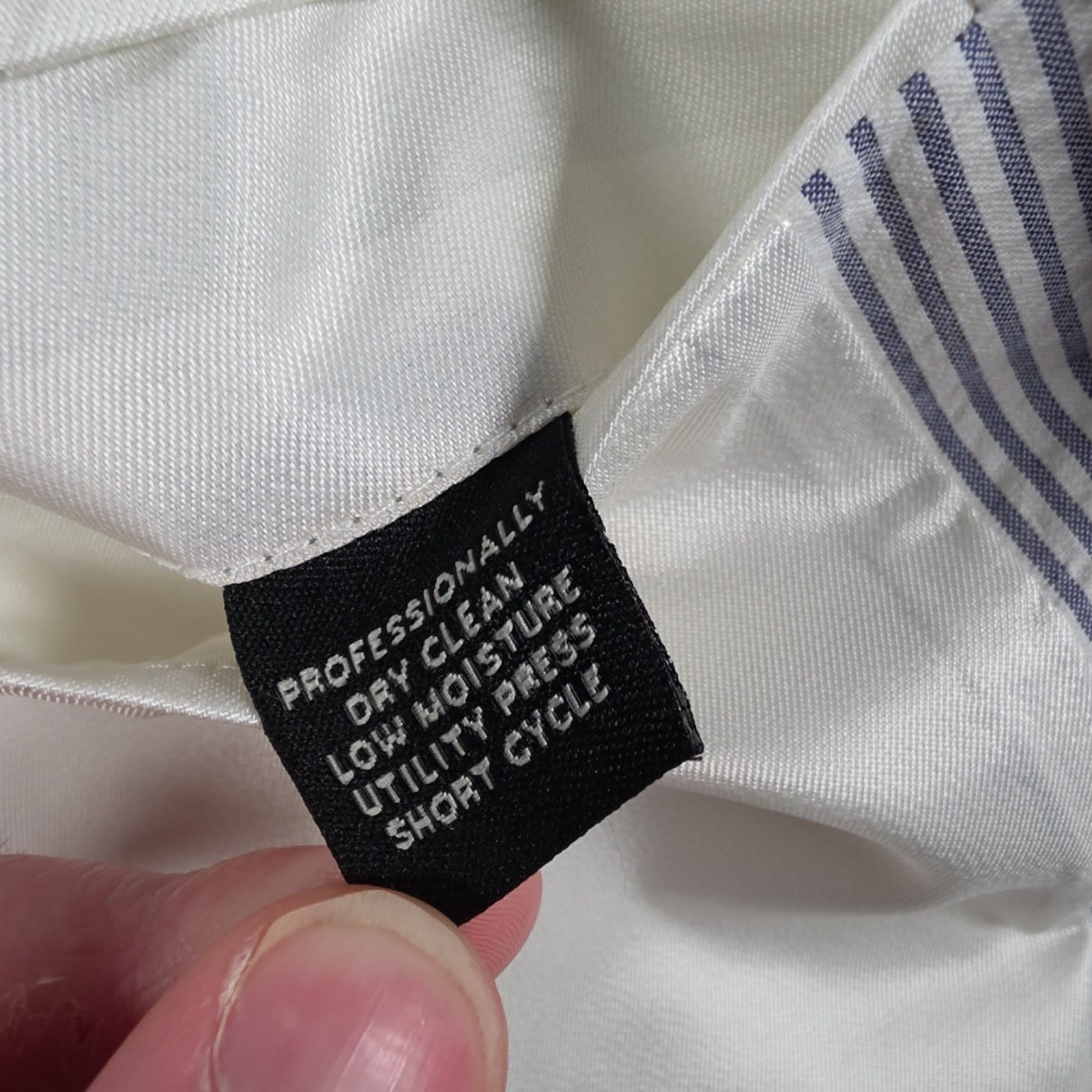 Jos A Bank Stays Cool Blazer Mens 40S Short Seersucker Striped Sport Coat