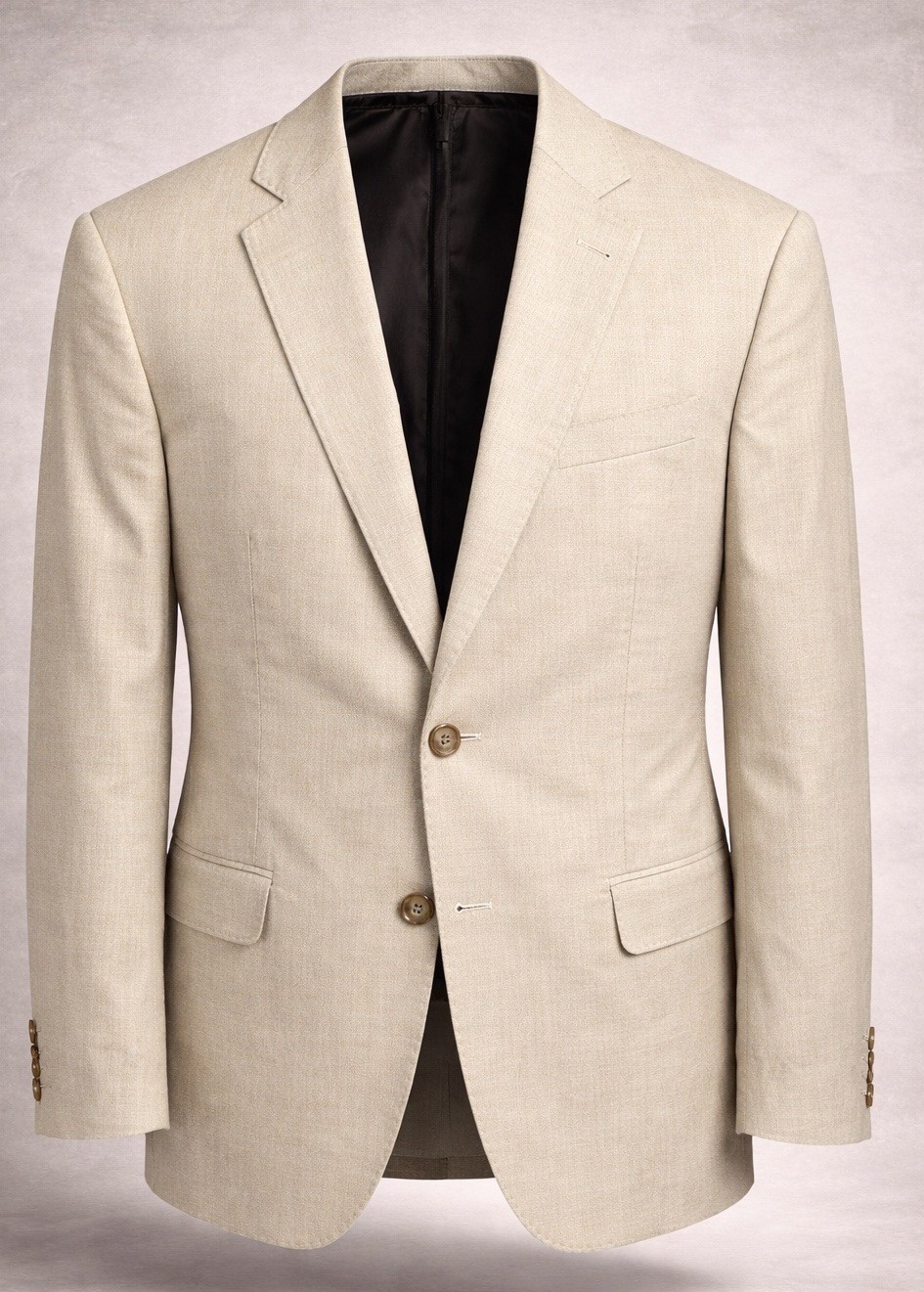 J Crew Ludlow Mens 40R Tan Textured Cotton Sport Coat Blazer Summer Casual