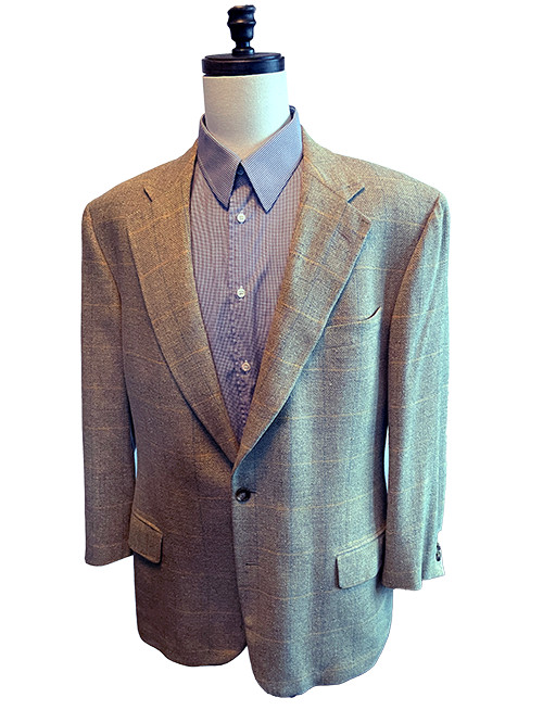 Ermenegildo Zegna Milano Soft Silk Sport Coat Blazer IT56R US46R