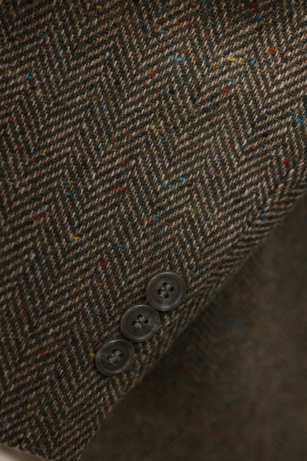 TOWNCRAFT VINTAGE TWEED mens brown HERRINGBONE sport coat jacket blazer 50 R