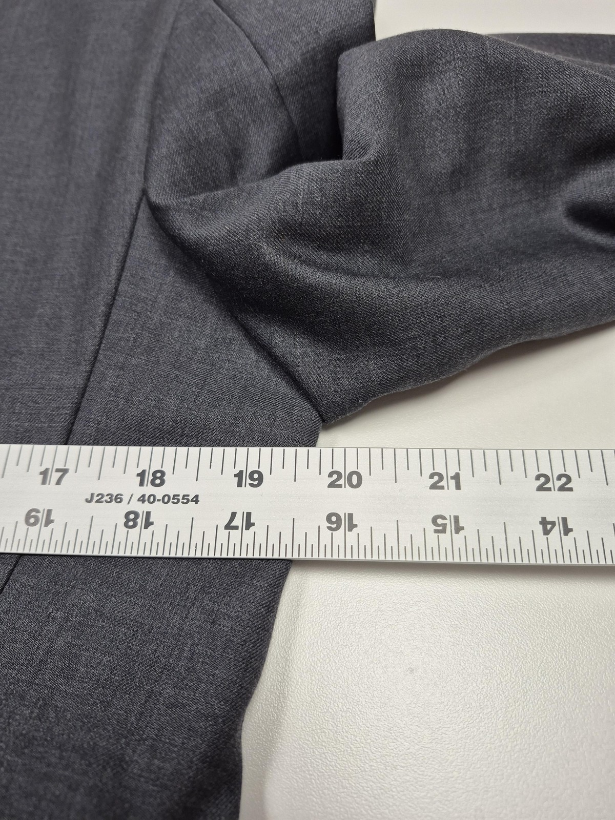 Prontomoda Europa Blazer Mens 36S Gray Super 140s Merino Wool Sport Coat Jacket