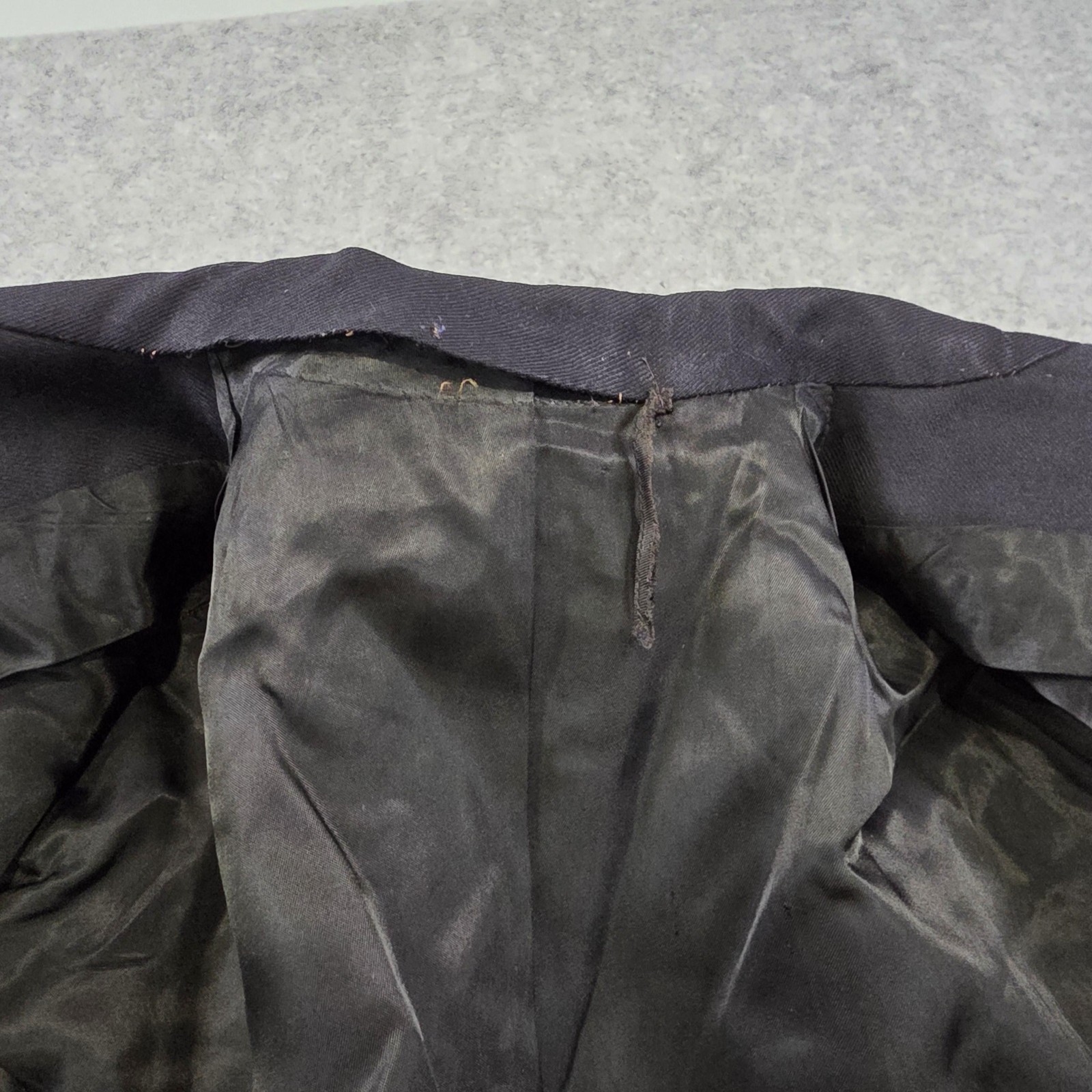 Vintage WWII World War 2 1944 Blazer Mens Blue Wool Navy Officer Uniform Jacket