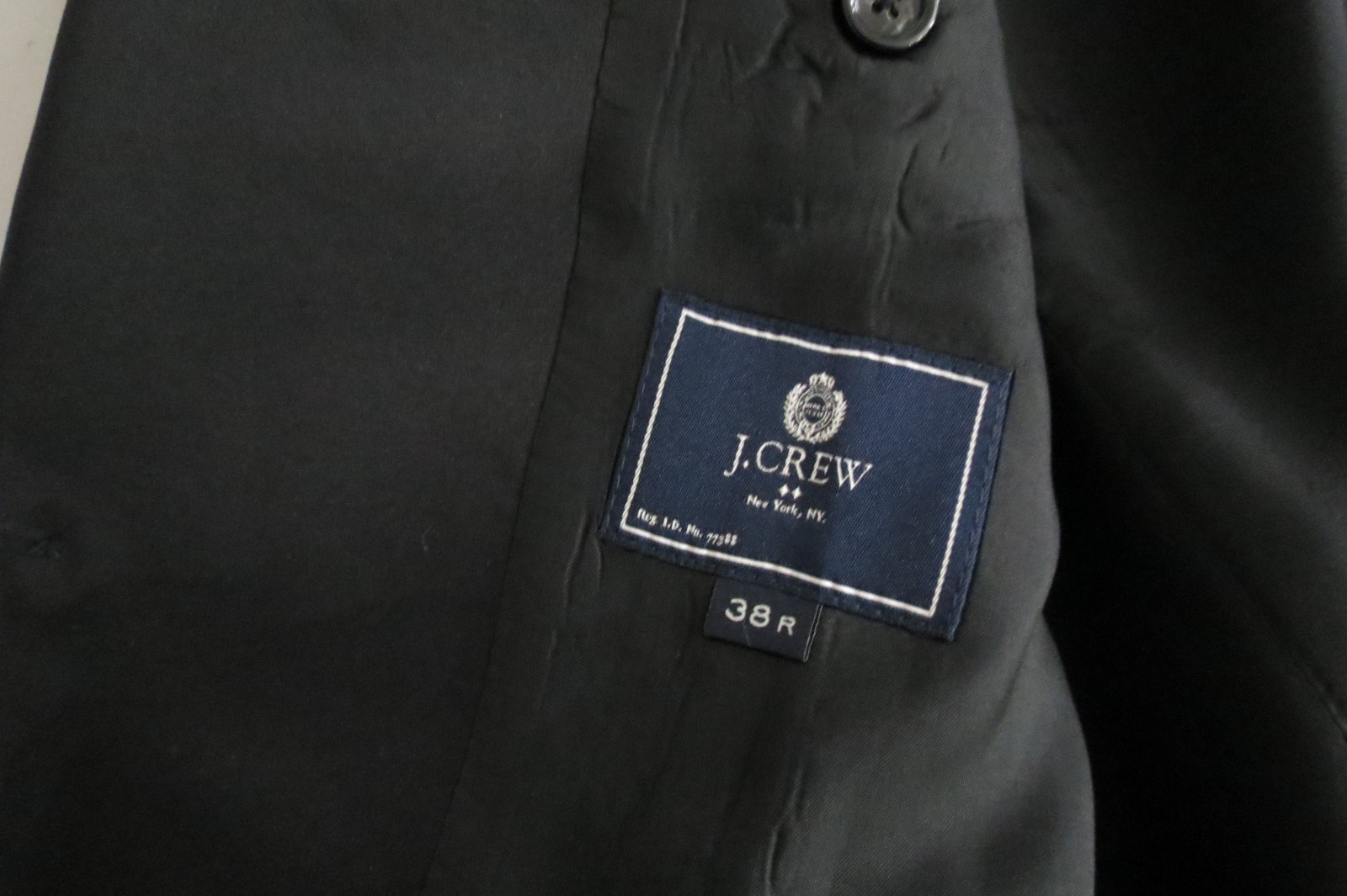 Current J Crew Model- Thompson Classic two button peak lapel Tuxedo Suit 38 R