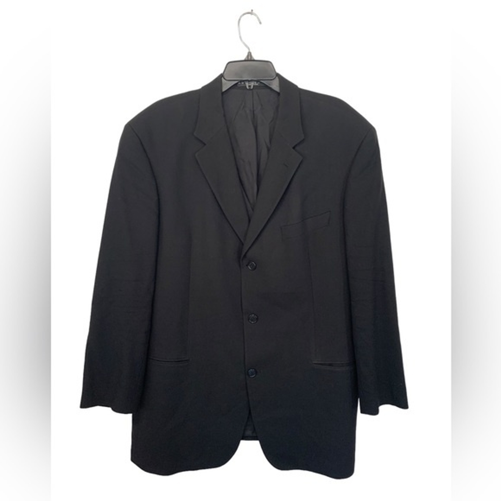 Boss Hugo Boss | 100% Schurwolle Virgin Wool Men’s Suit Coat Blazer Black 46R