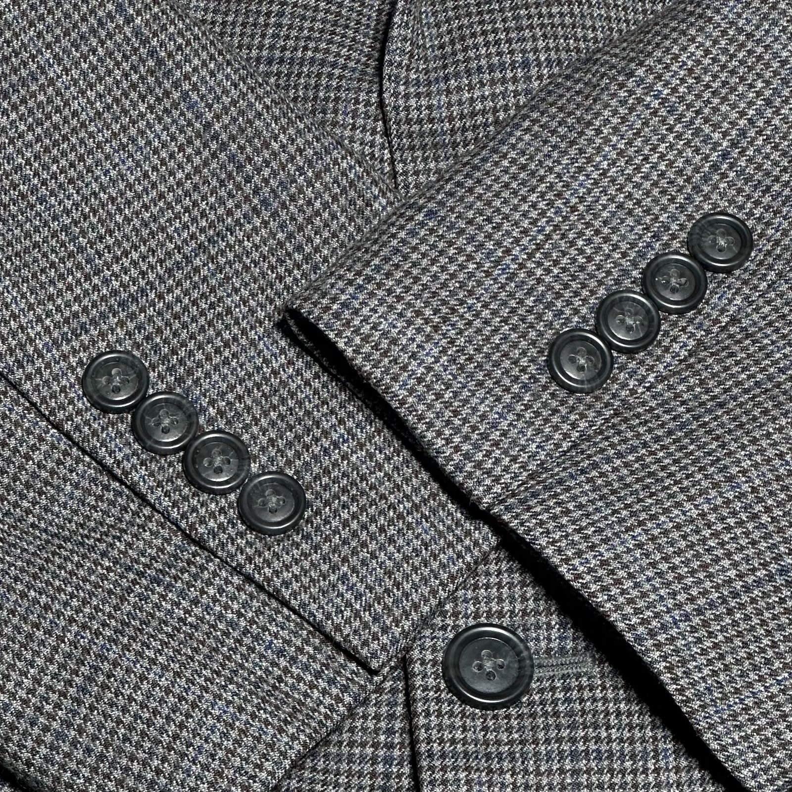 Jos A Bank Blazer Mens 48R Houndstooth Windowpane Wool Two Button Jacket