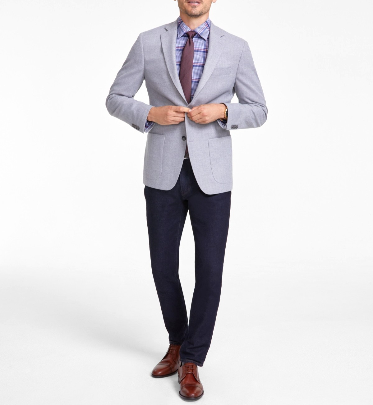 Michael Kors Men’s Classic Fit Herringbone Woven Sport Coat MSRP $295