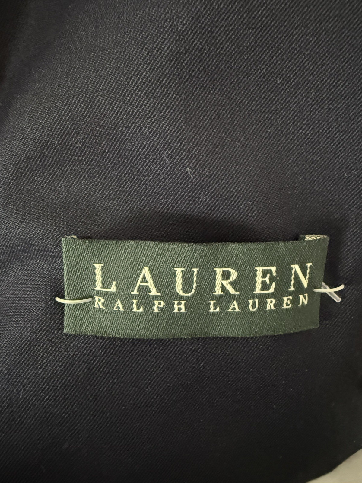 Lauren Ralph Lauren Blazer Men’s 46 Long Navy with Gold Button Wool/ Poly NEW