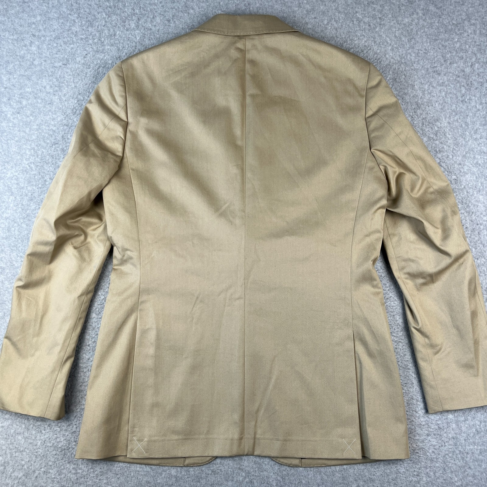 NEW J Crew Ludlow Visconti Cotton Sport Coat Blazer 40R Slim Mens Beige Jacket