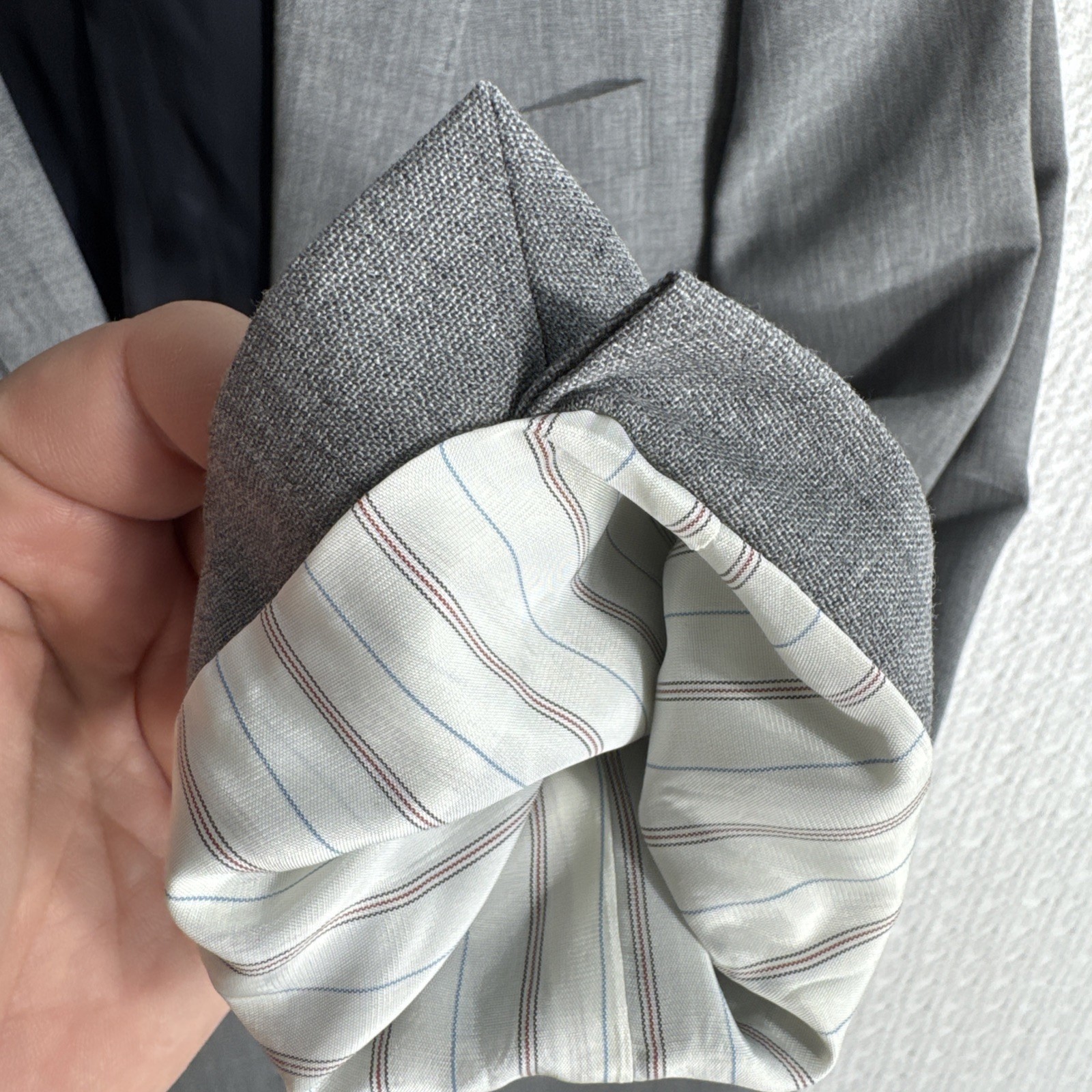 J Crew Ludlow 36S Slim Fit Gray Hopsack 2-Piece Suit 32×30 Tollegno 1900 Wool