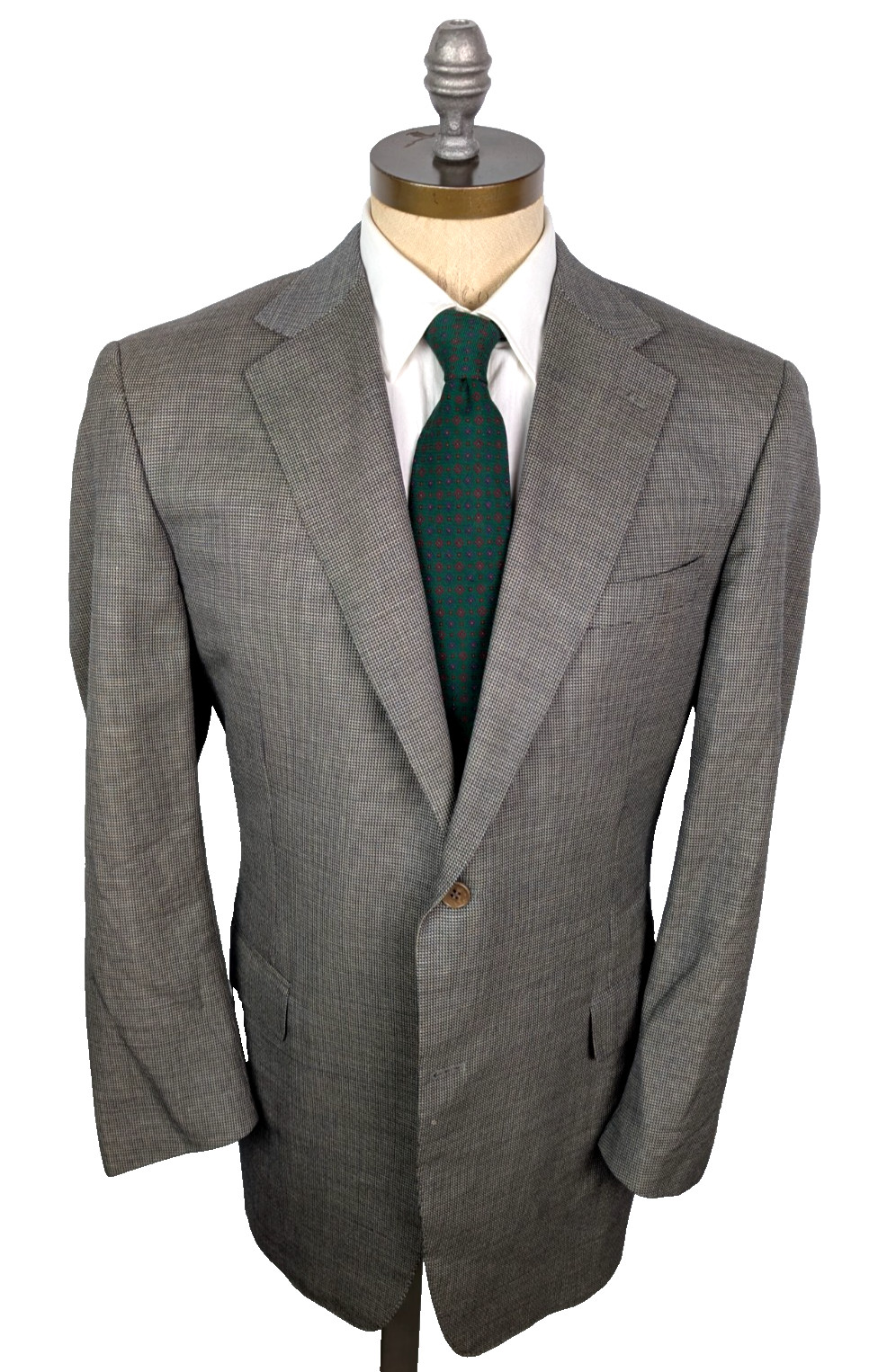 CANALI Sport Coat Woven Wool Dual Vent Sz 56L IT 46L US