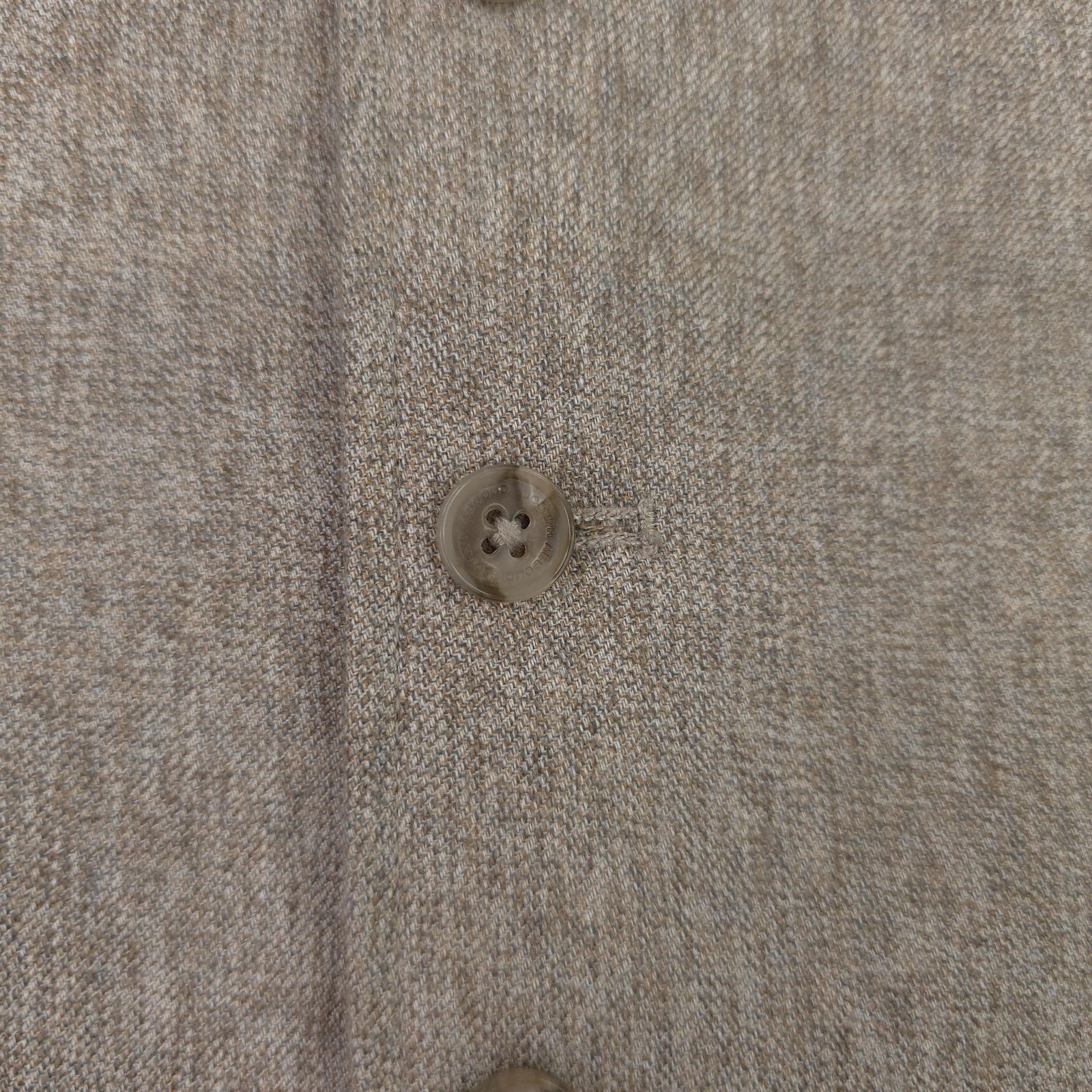 Joseph Abboud Suit Vest Mens XL Beige Jersey 5 Button Waistcoat Casual Wedding