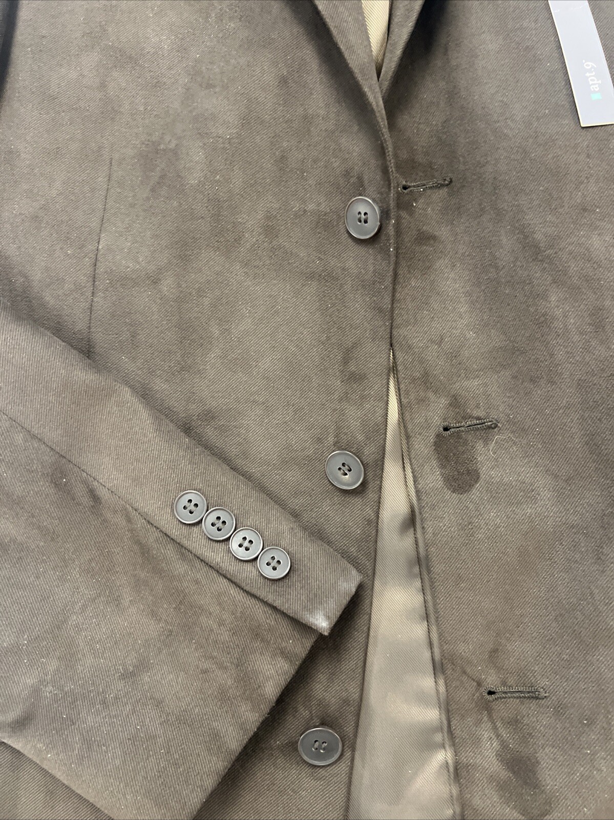 NEW WITH TAGS FALL/WINTER Apt. 9 Men’s Brown Blazer 42L $395