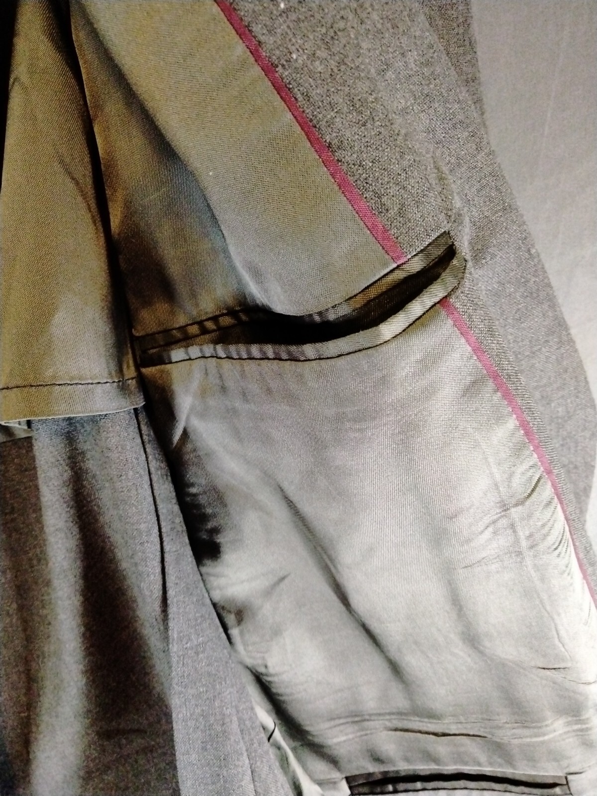 Stafford Sport Coat Executive Mens 38×30 Gray Blazer Jacket See Photos*