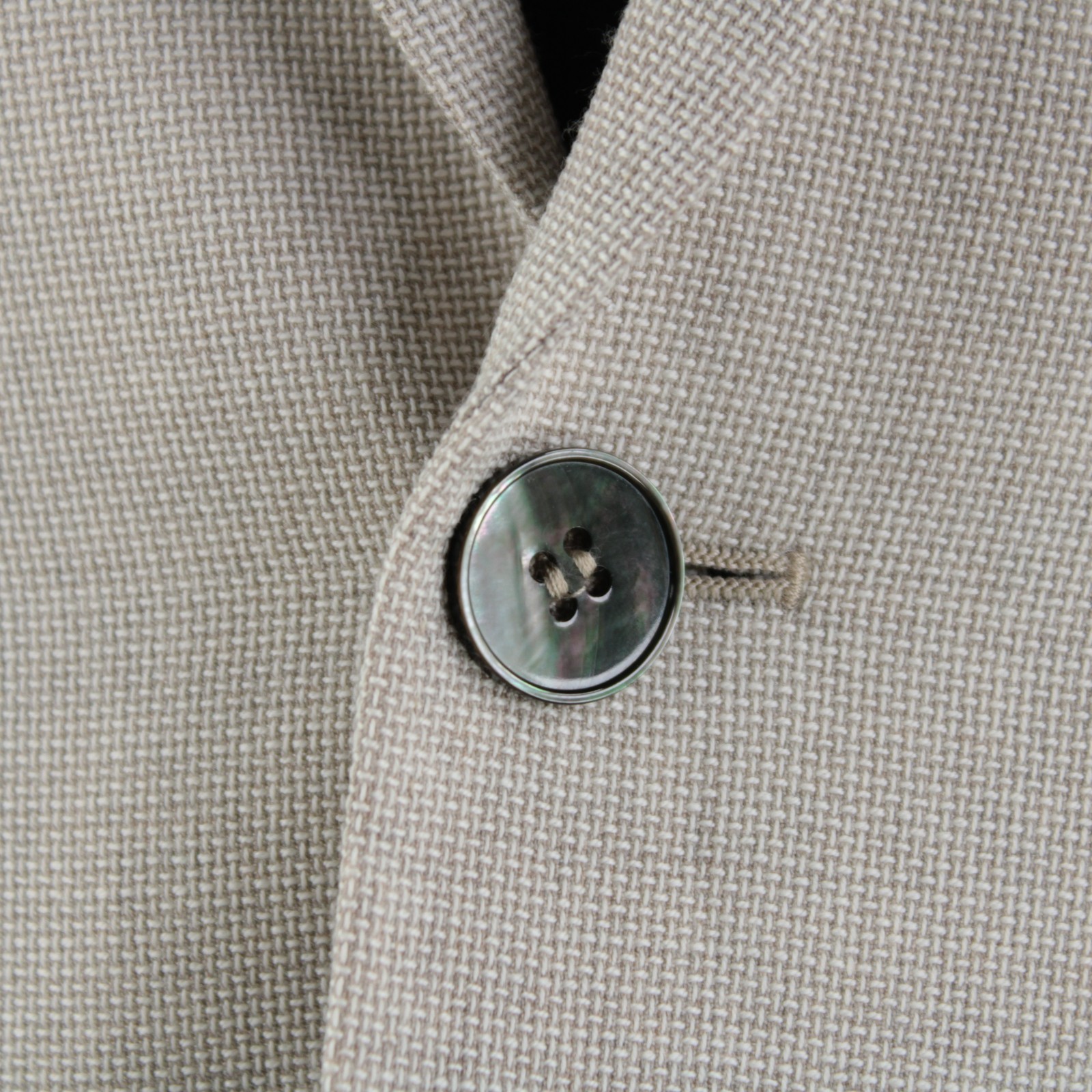 Byron NWT 100% Wool Sport Coat Size 40C US In Solid Beige