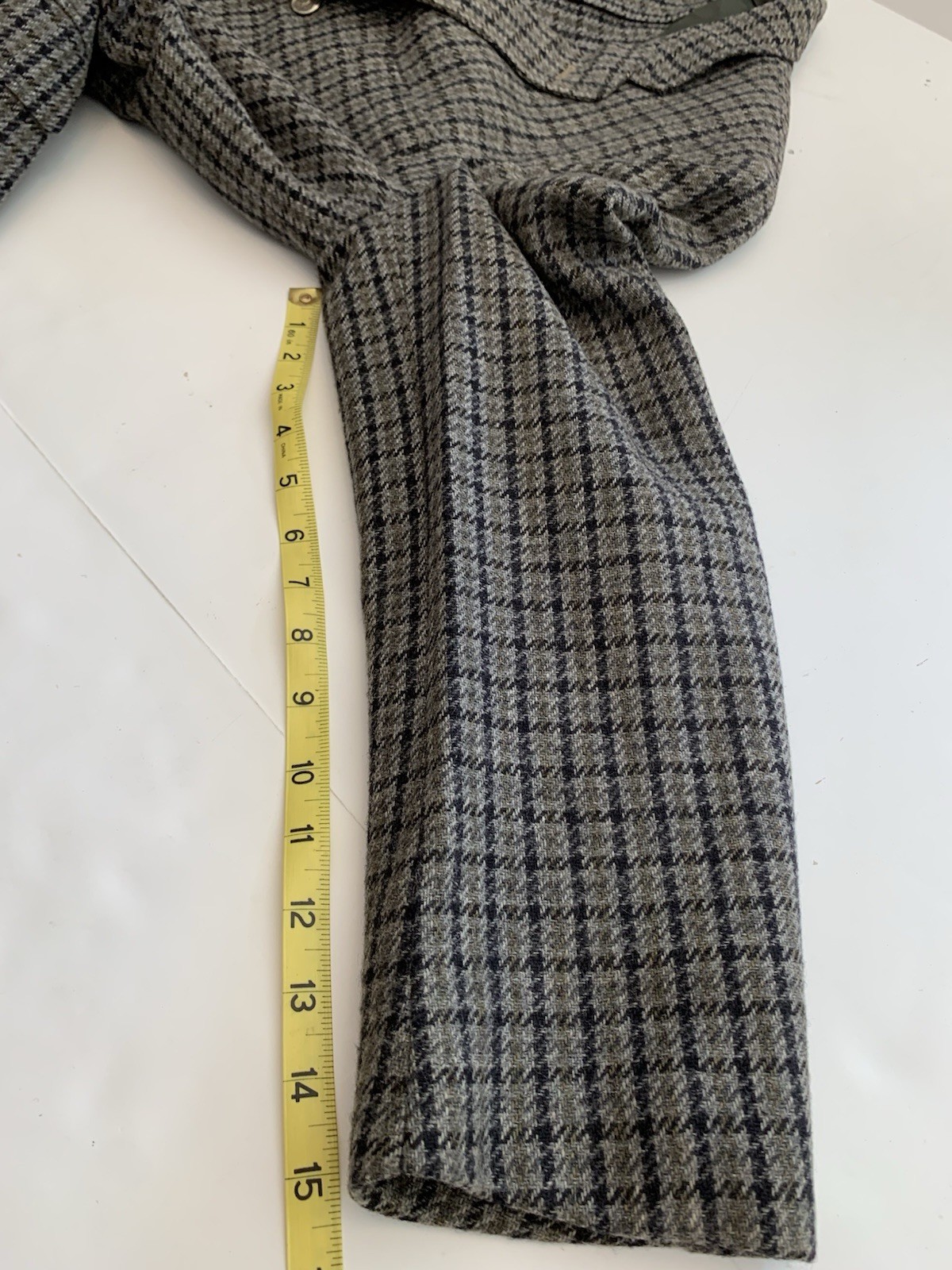 Vintage Tweed Houndstooth Men’s Wool Blazer Robert Hall Medium SEE PHOTOS