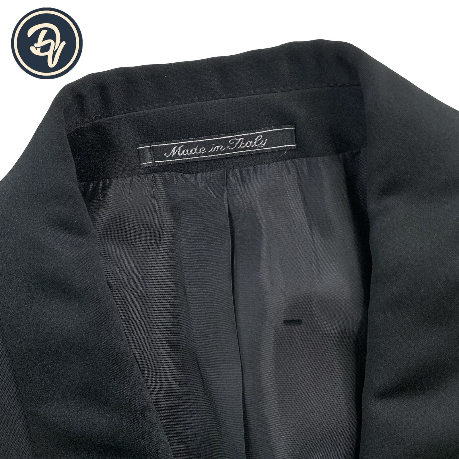 Mens 40 R Façonnable » Classic Cut » Black Shawl Lapel Tuxedo Dinner Jacket