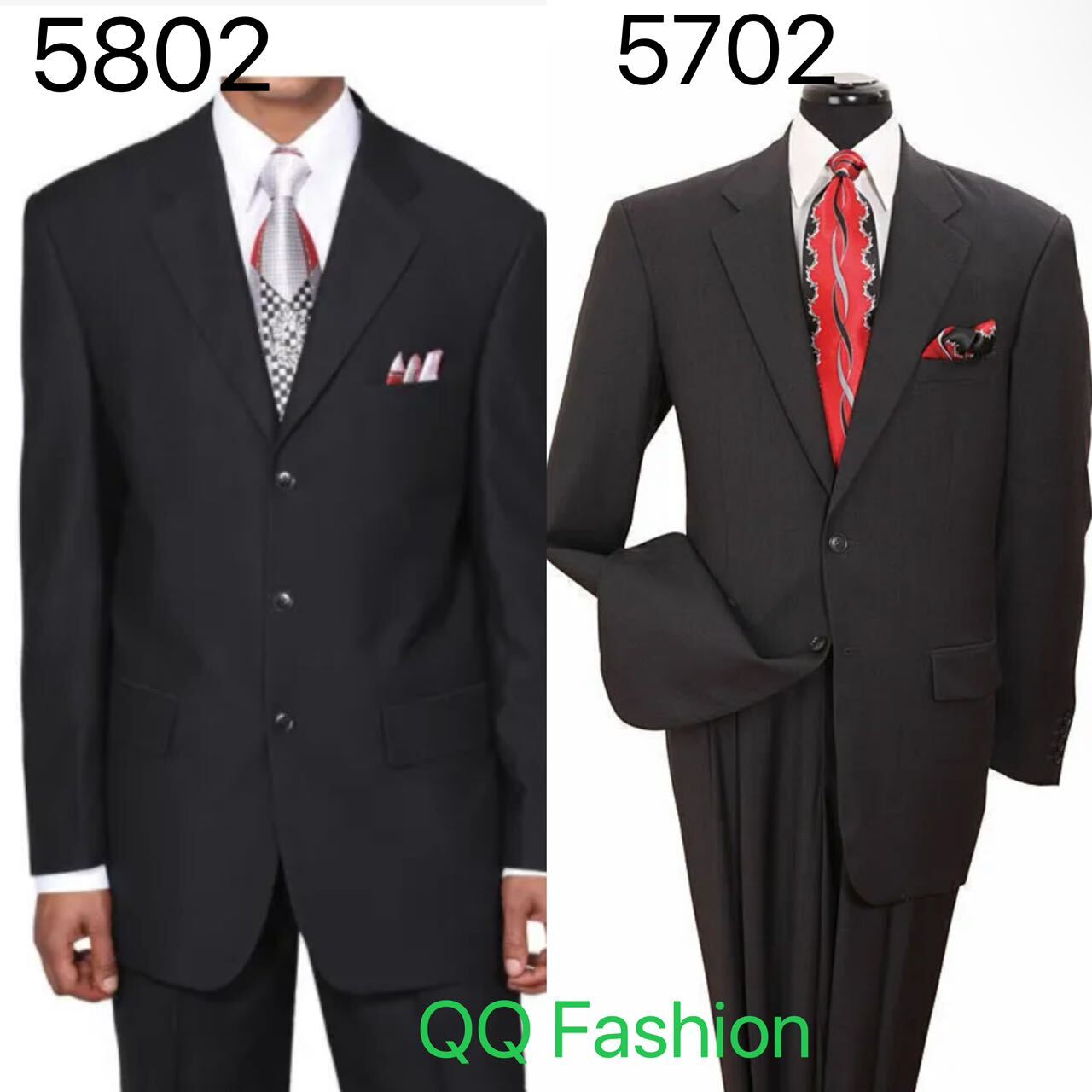 MEN’S WOOL FEEL Basic Single Breast 2 &3 Button Work Suit by Fortino Landi