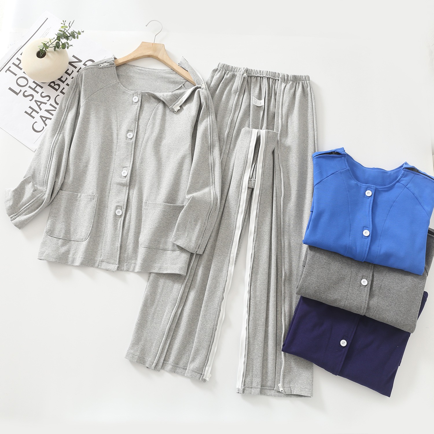Patient Care Clothing Set Surgery Patient Care Elderly Disability Nursing Winter
