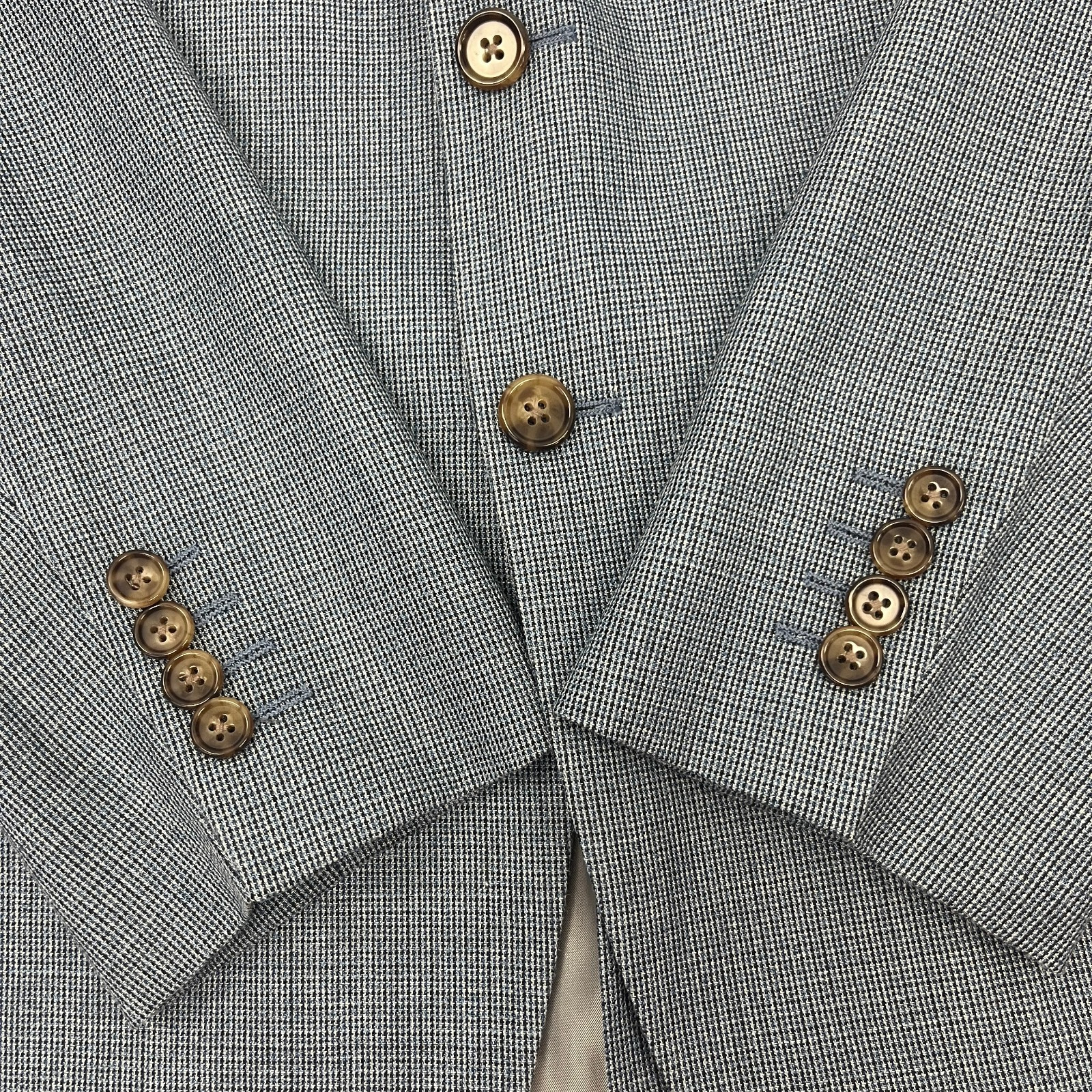 Ralph Ralph Lauren Blazer Mens 42S Silk Wool Sport Jacket Blue Microcheck Canada