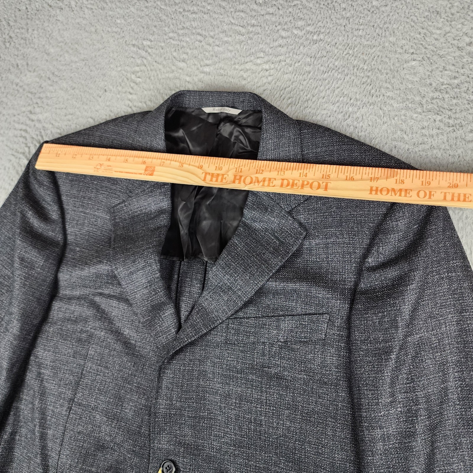 Canali Blazer Mens 46 IT 56 Gray Wool Current 1934 Silver Tag Suit Jacket
