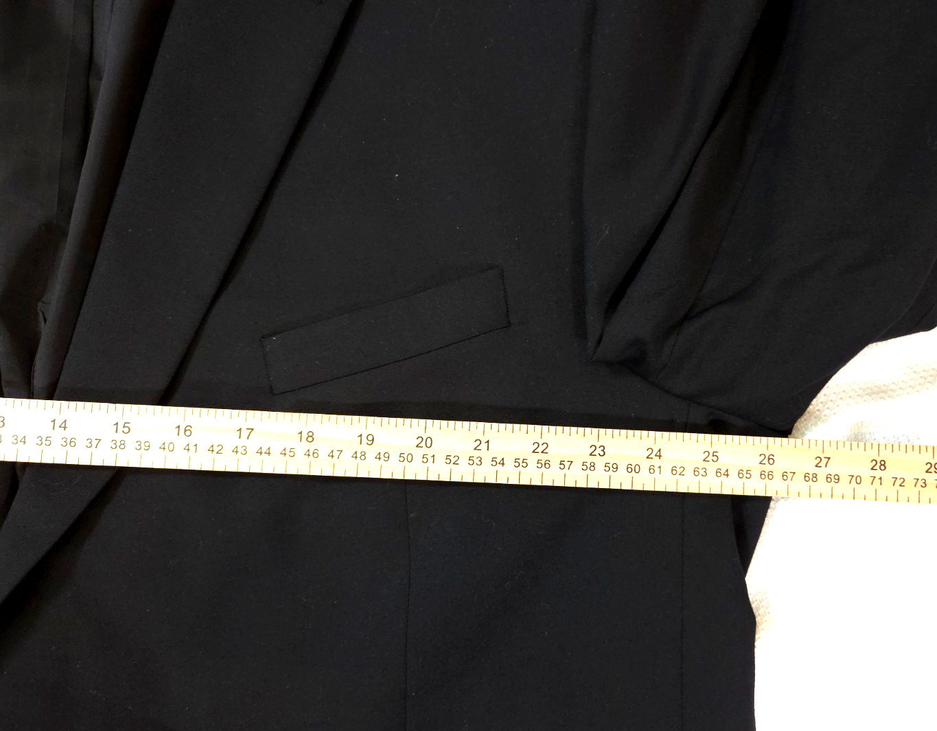 RALPH LAUREN LRL Mens 2 Piece Black Suit 52XL Jacket 40×35 Pants Wool Canada