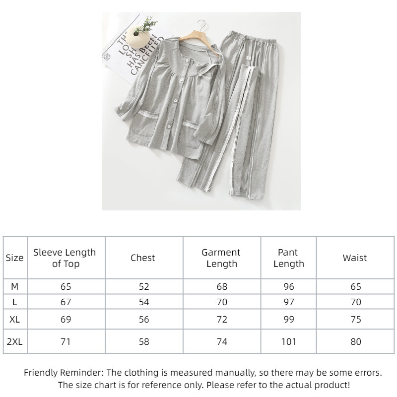 Patient Care Clothing Set Surgery Patient Care Elderly Disability Nursing Winter