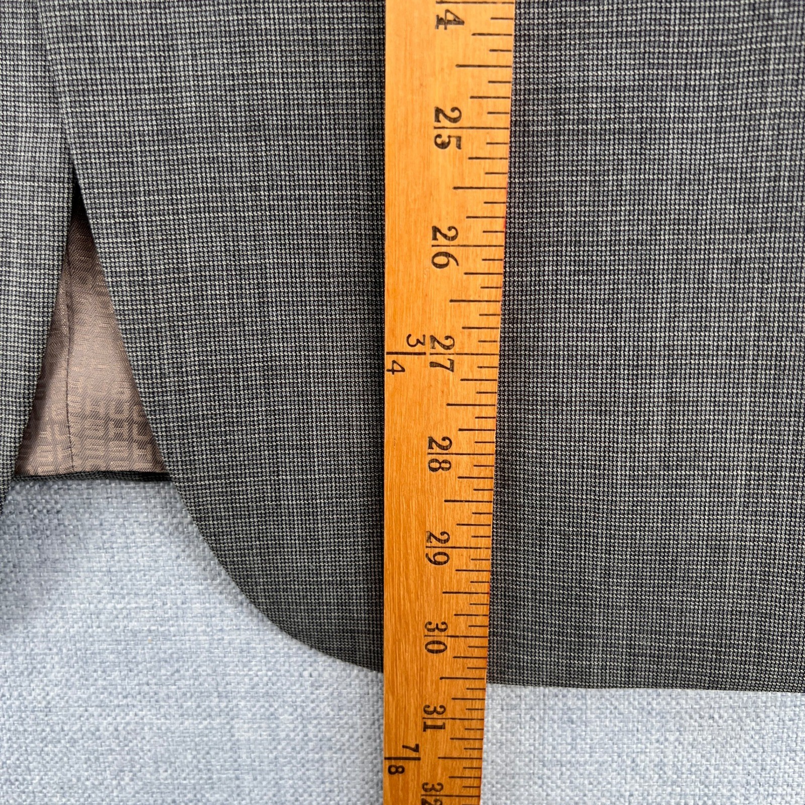 Hugo Boss Pasini2 Movie2 Virgin Wool Blazer Sport Coat Men 40S Brown Classic Ivy