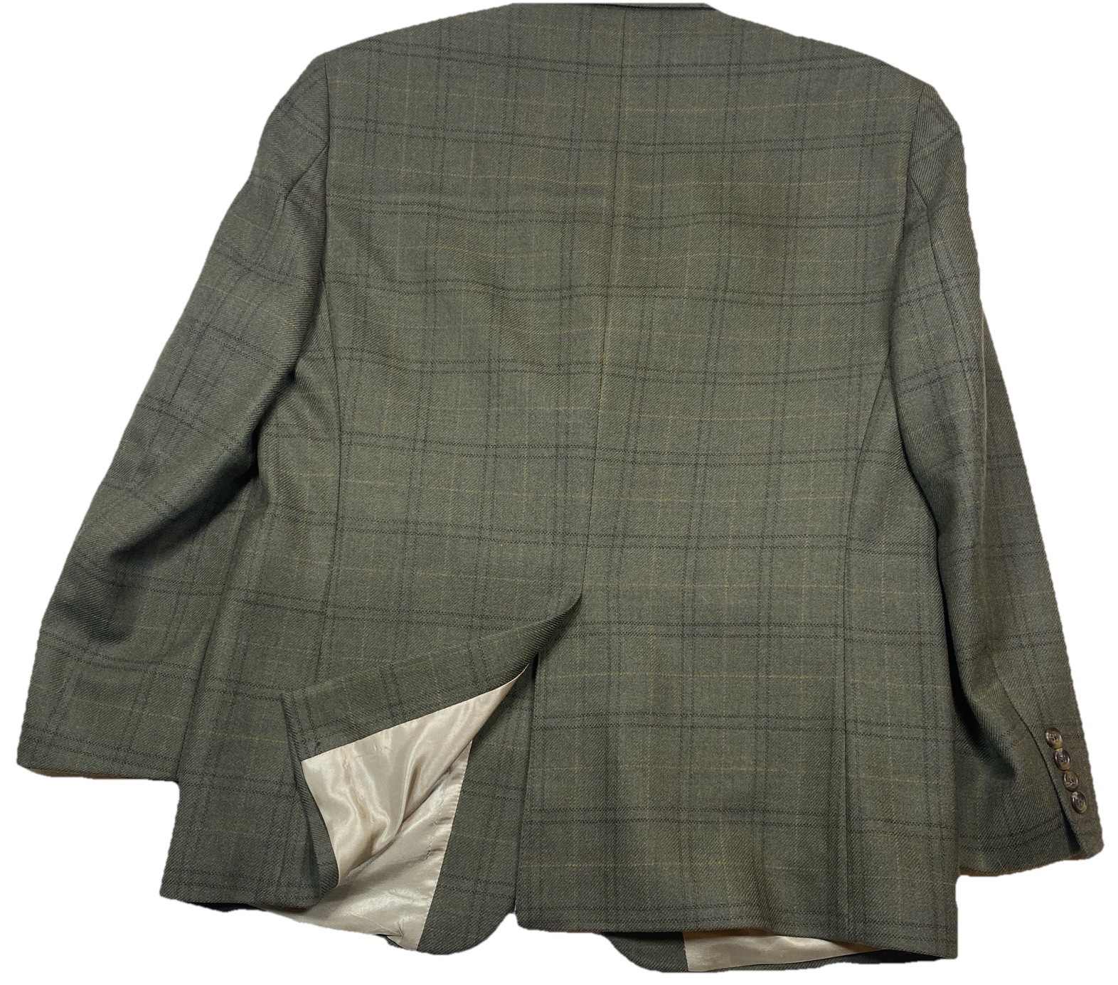 Lauren Ralph Lauren Wool Blazer Mens 40S Tweed Houndstooth Preppy Retro Jacket