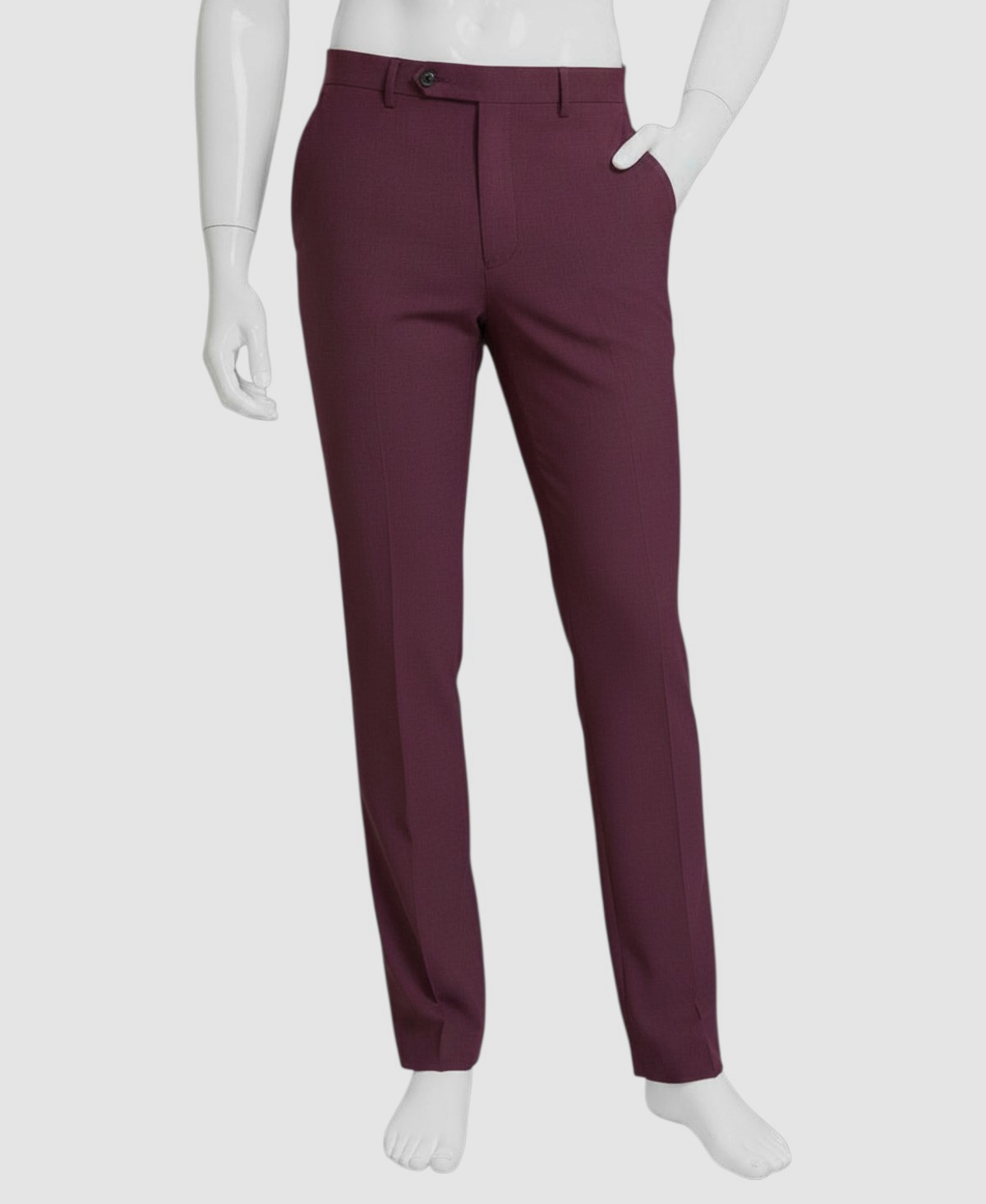 Bar III Men’s Red Slim-Fit Wool Blend Seperate Suit Pants Size 33W 32L