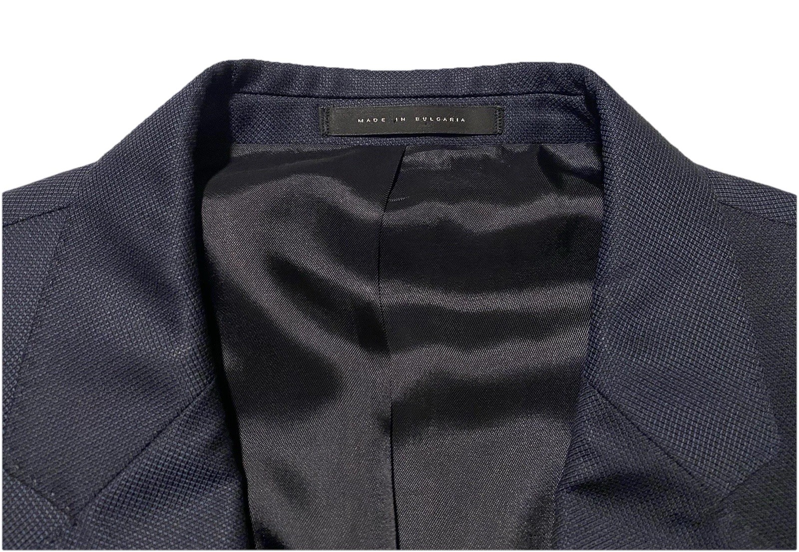 Hugo Boss Dark Slate Blue Men’s Blazer Jacket Wool Size 44R