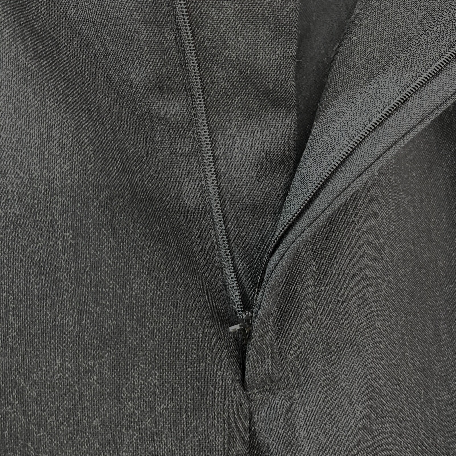 Evan Picone Mens Dark Gray Wool Suit Jacket 44R Pants 38X28 Union Made USA