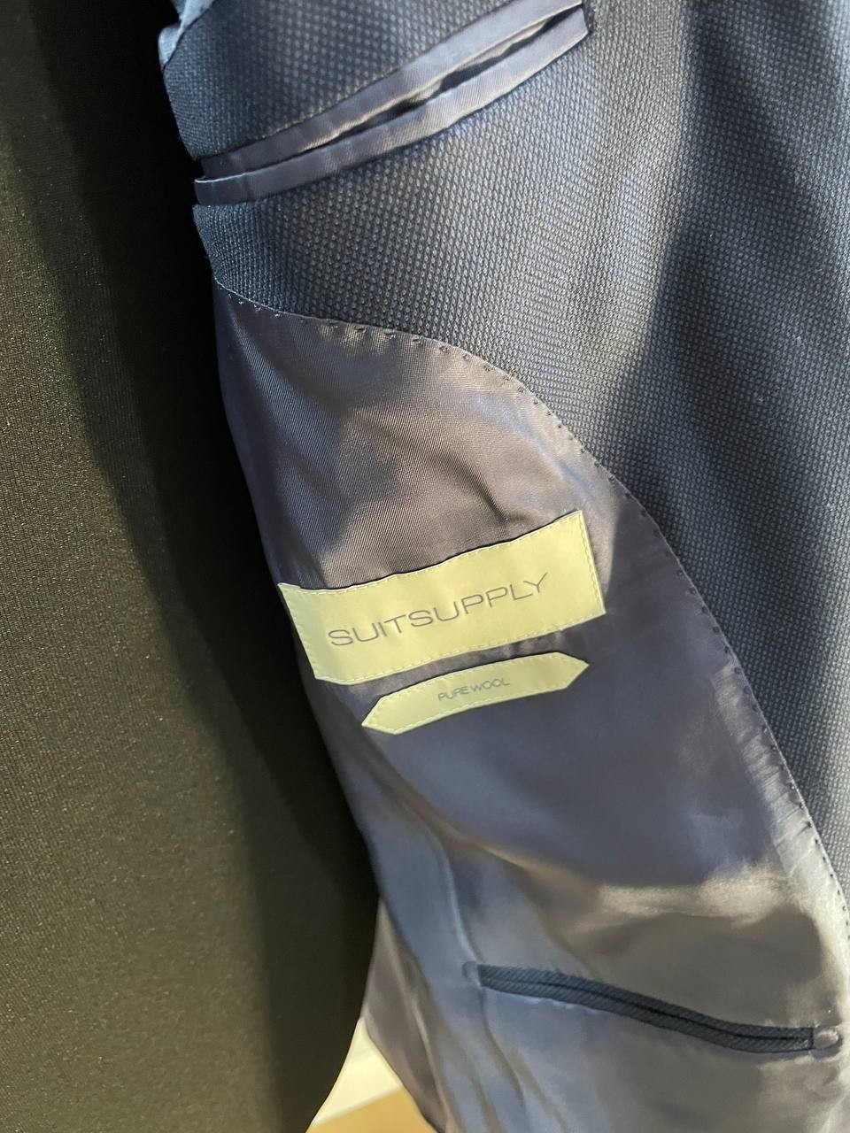 Suitsupply Pure Wool Men Blue Suit Size IT 56 US 46