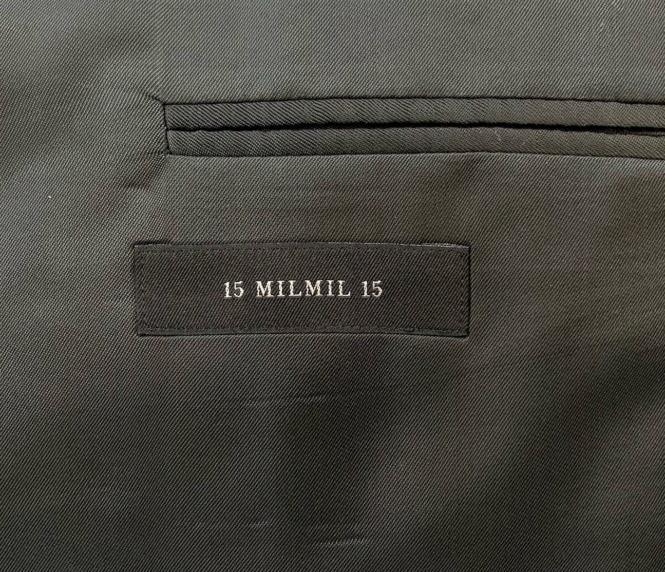Mint! 38 R Ermenegildo Zegna » 15 Mil Mil 15 » Charcoal Micro Knit Wool Blazer