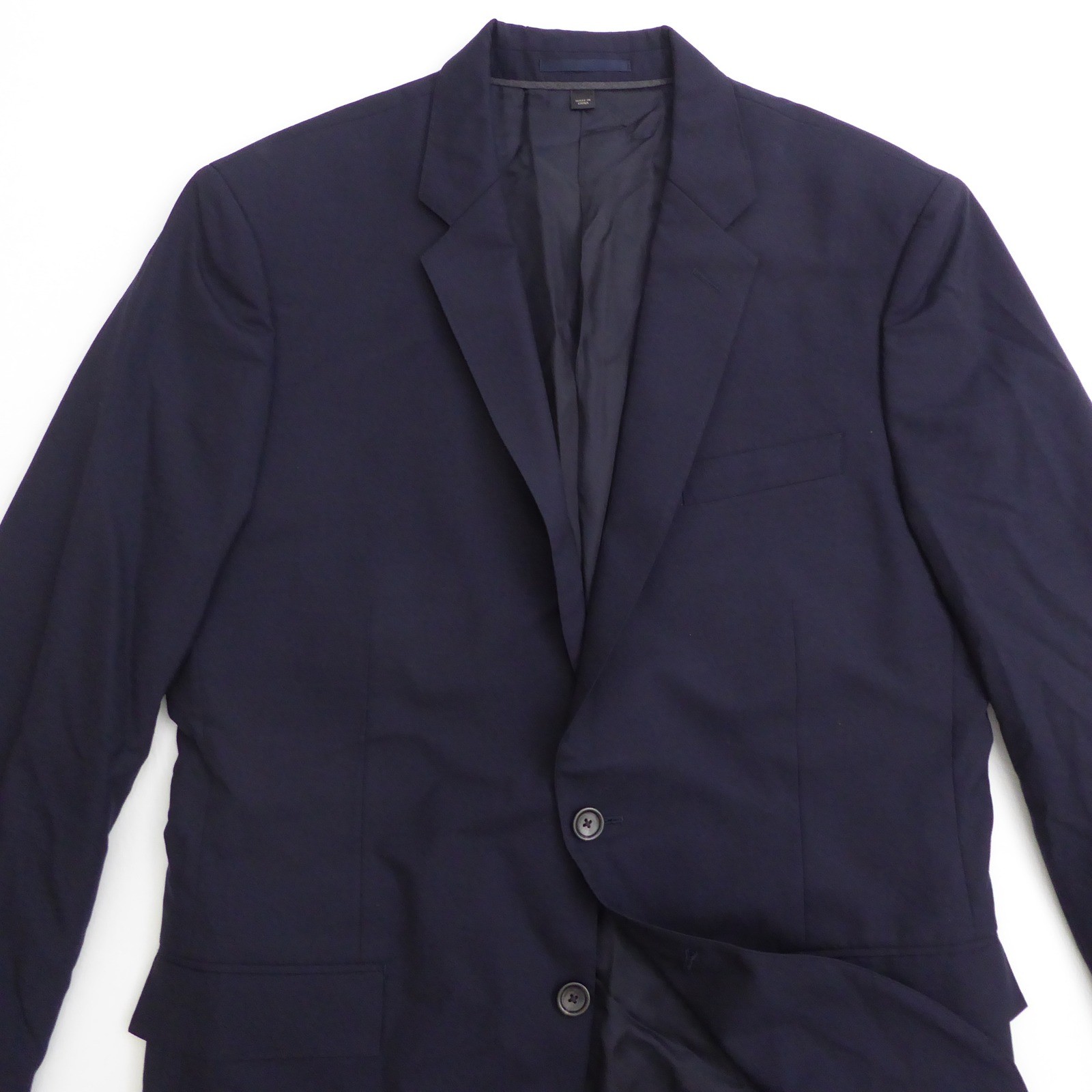 J.Crew Mens Ludlow Blazer Navy Blue Loro Piana Super 120s Wool 42R