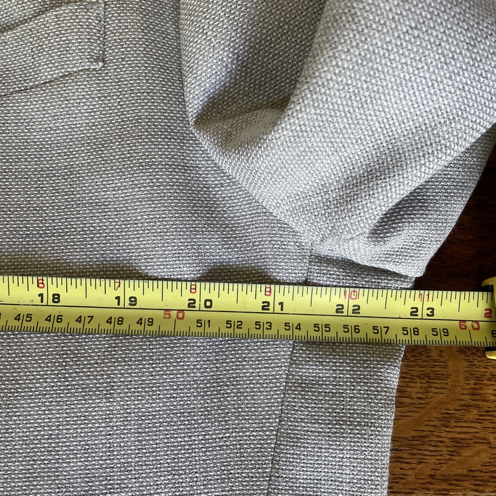 Bonobos Jetsetter Unconstructed Italian Wool Blazer Men 44R Light Gray Standard