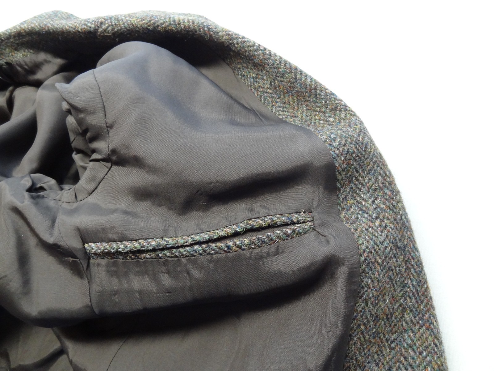 Pitlochry Countrywear 38 Harris Tweed 100% Wool Blazer Sport Coat Hand Woven EUC
