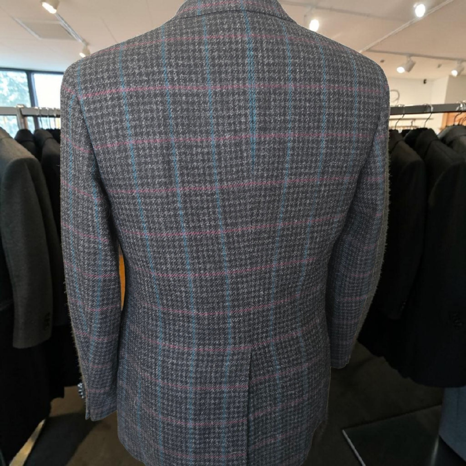 Vintage Chaps Ralph Lauren Scottish Tweed Blazer 38r Woven 1970s