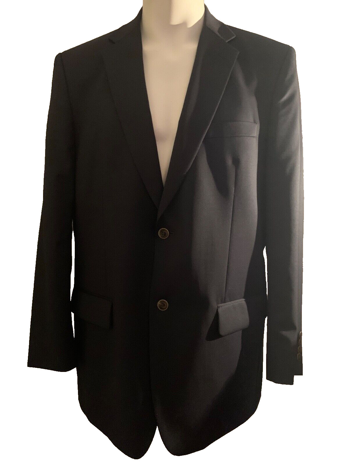 NEW Joseph&Feiss all seasons blazer 2 buttons style color black 100% wool 43L