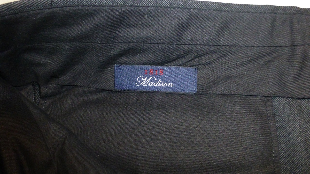 Brooks Brothers Suit 44L W37 SAXXON Gray Canada Excellent Condition Regent