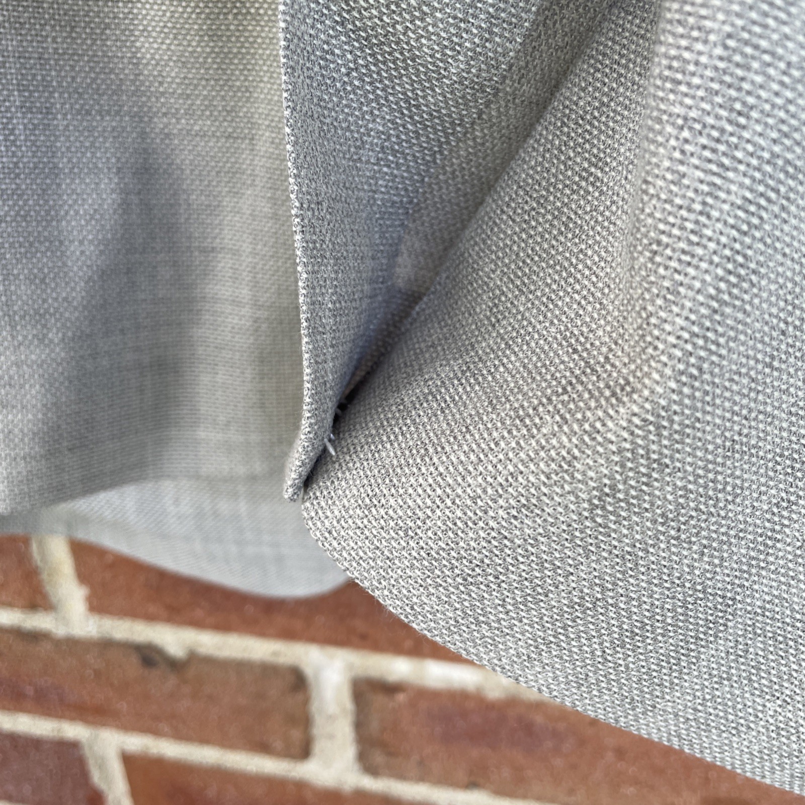 Bonobos Jetsetter Unconstructed Italian Wool Blazer Men 44R Light Gray Standard