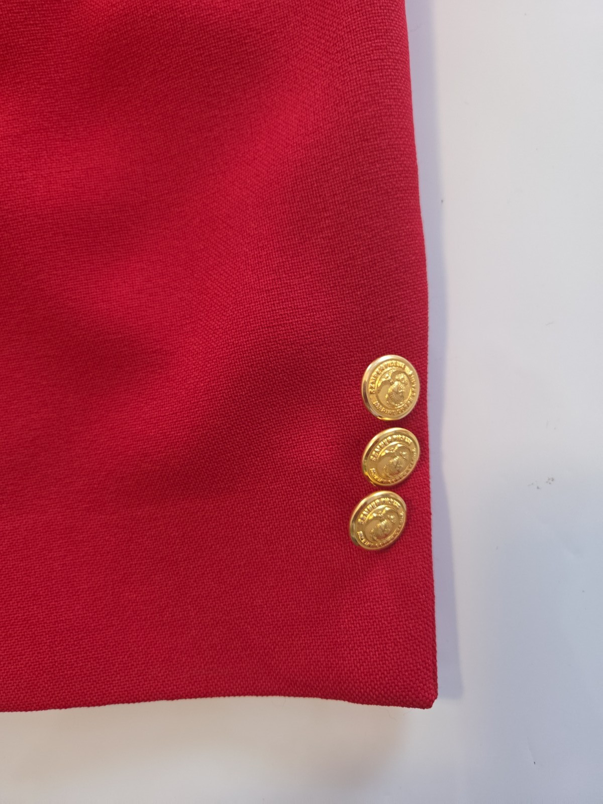 NEW Old Stock The Marine Shop Mens 48R Red Scarlett Blazer Sport Coat USMC