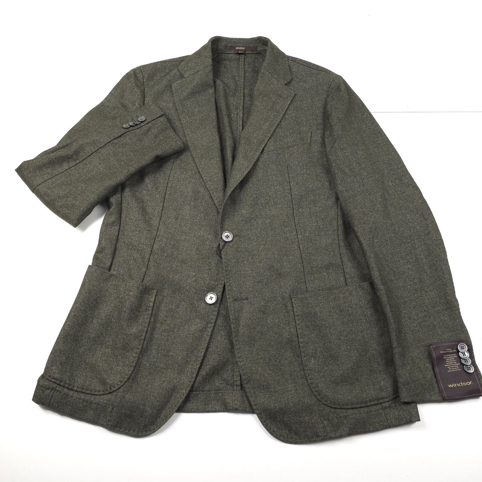$1395 Windsor Giro D2 Unlined Cashmere Sport Coat Blazer Jacket Mens 42 (EUR 52)