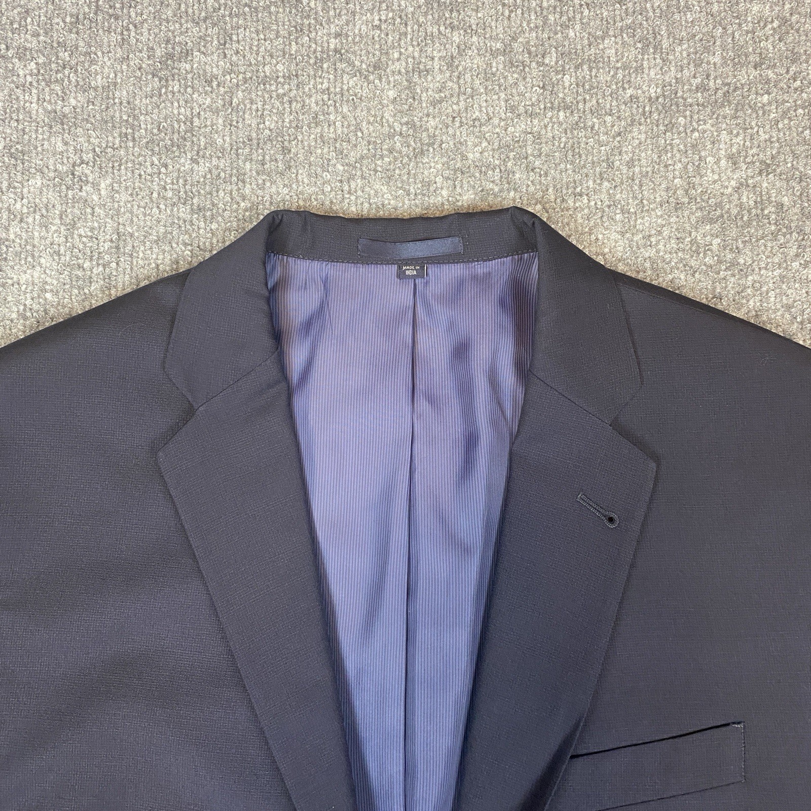 Jos. A. Bank Sport Coat Blazer 41L 1905 Wool Slim Fit Navy Blue Two Button Suit