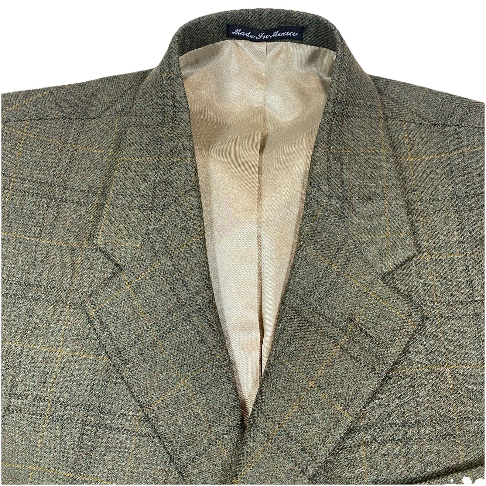Lauren Ralph Lauren Wool Blazer Mens 40S Tweed Houndstooth Preppy Retro Jacket