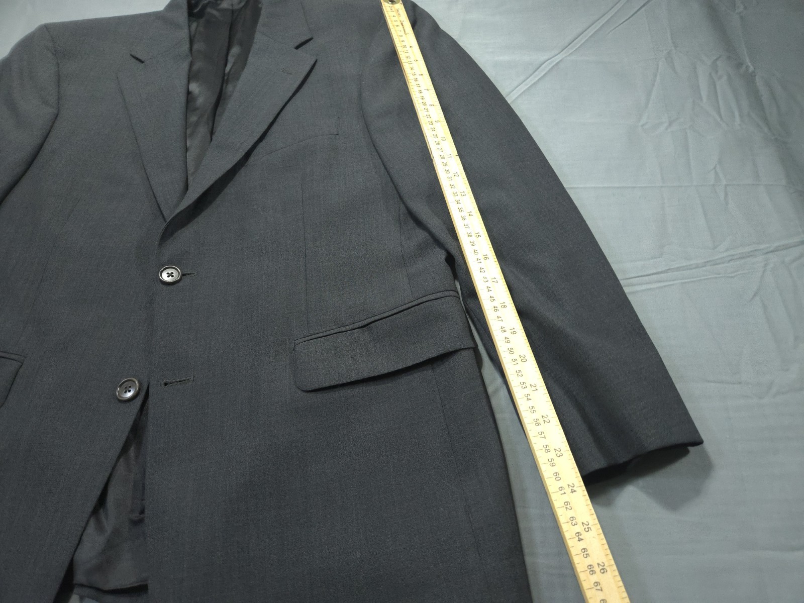Brooks Brothers Suit Mens Gray 40S Jacket 33×31 Pants Stretch 346 Wool Full