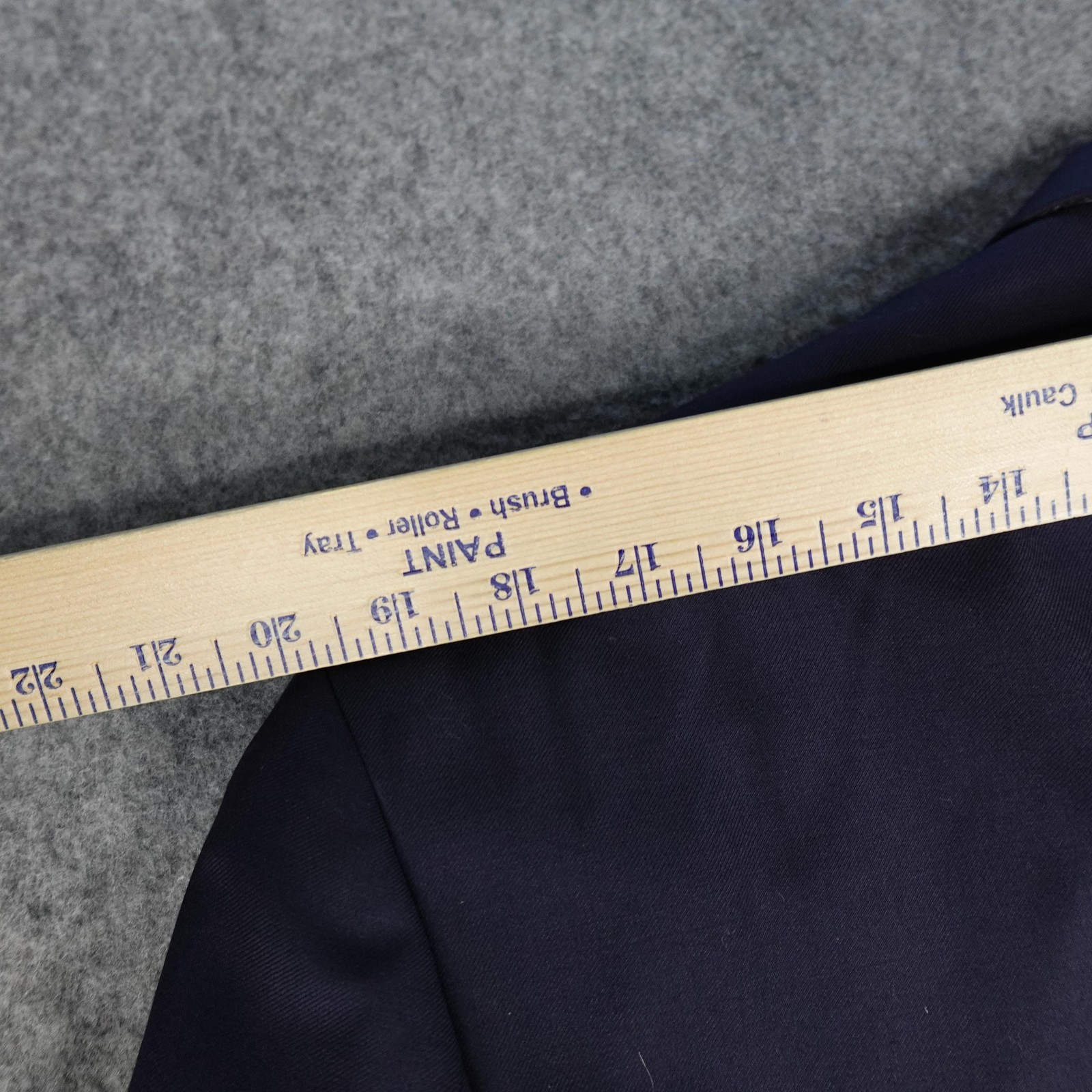 Ralph Lauren Blazer Mens 44L Navy Blue Sport Coat Jacket Wool Gold Button 44 LRL