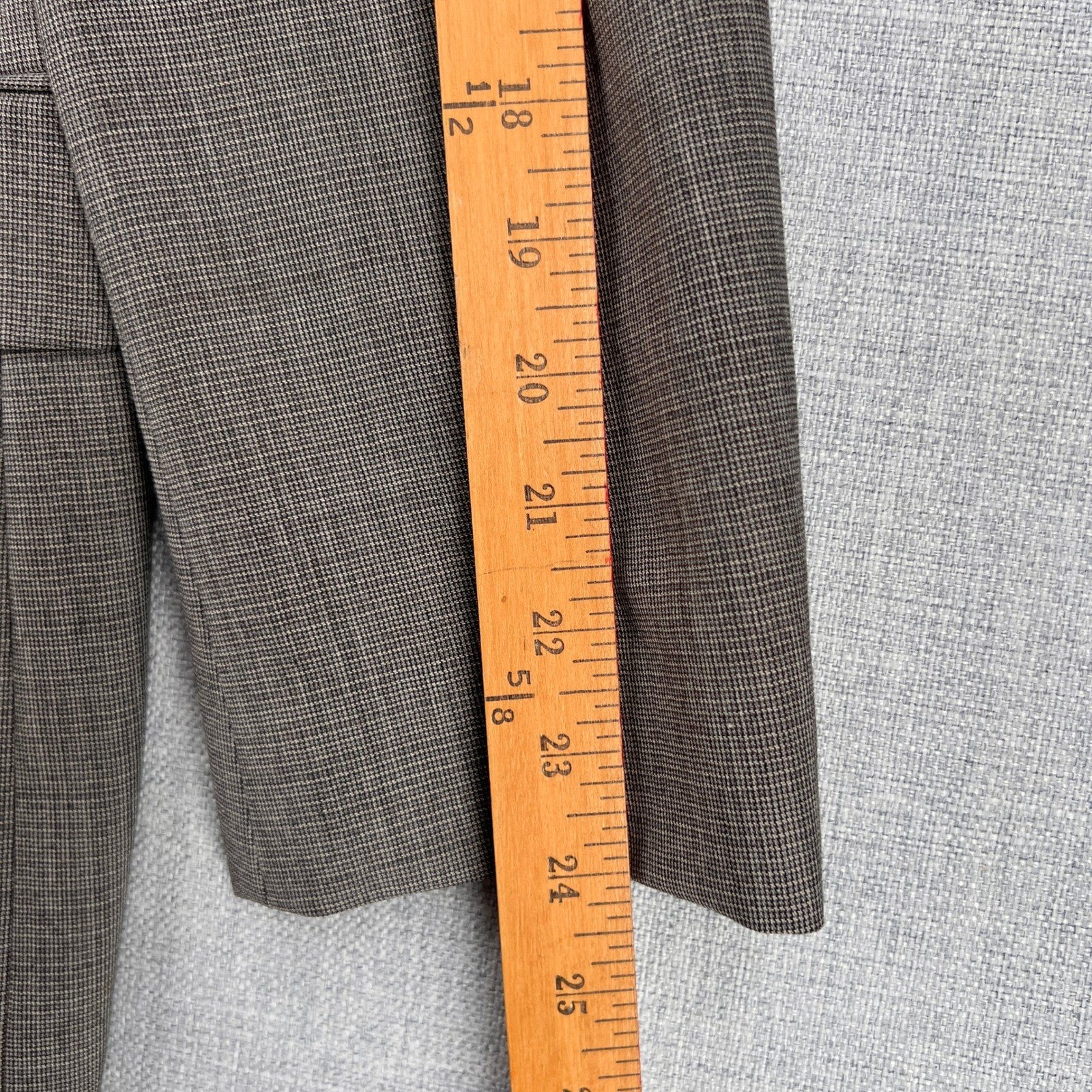Hugo Boss Pasini2 Movie2 Virgin Wool Blazer Sport Coat Men 40S Brown Classic Ivy