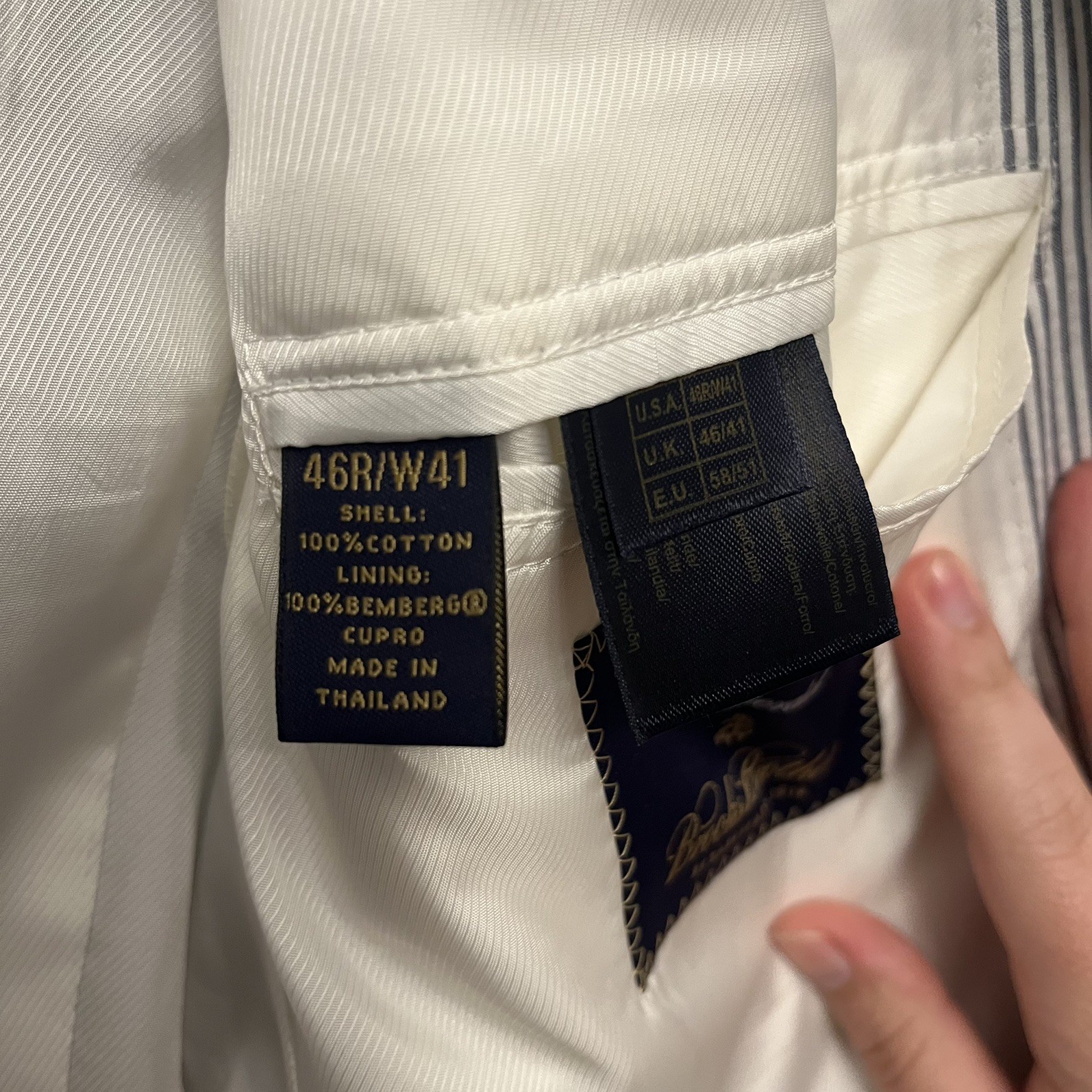 Brooks Brothers 1818 Fitzgerald Seersucker Stripe 46R Blazer
